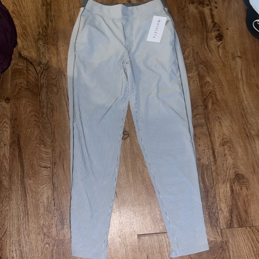 NWT Athleta Brooklyn Textured Ankle Pant US6